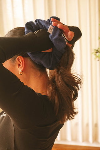 The Zip Scrunchie - Hair Tie with Hidden Zipper Pocket