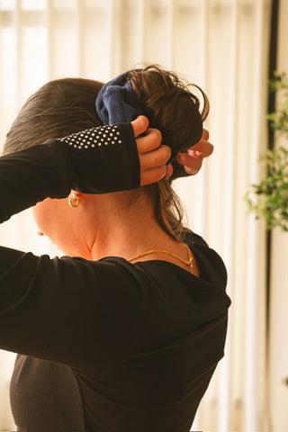 The Zip Scrunchie - Hair Tie with Hidden Zipper Pocket